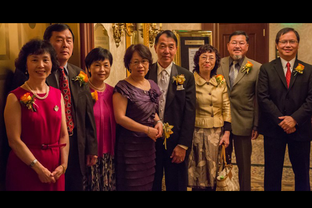 Raymond with Cecilia's side of family